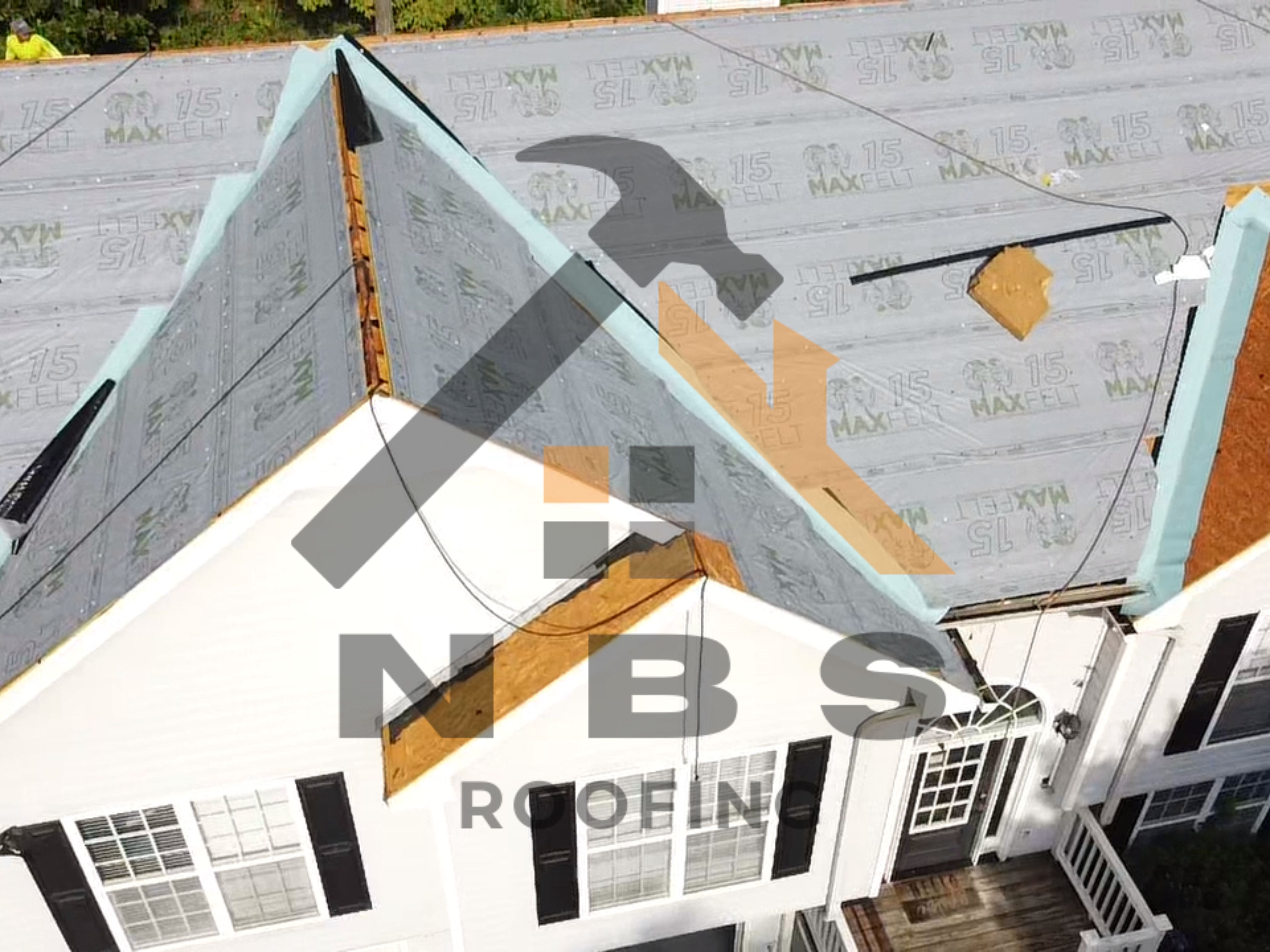 Clean finished shingles